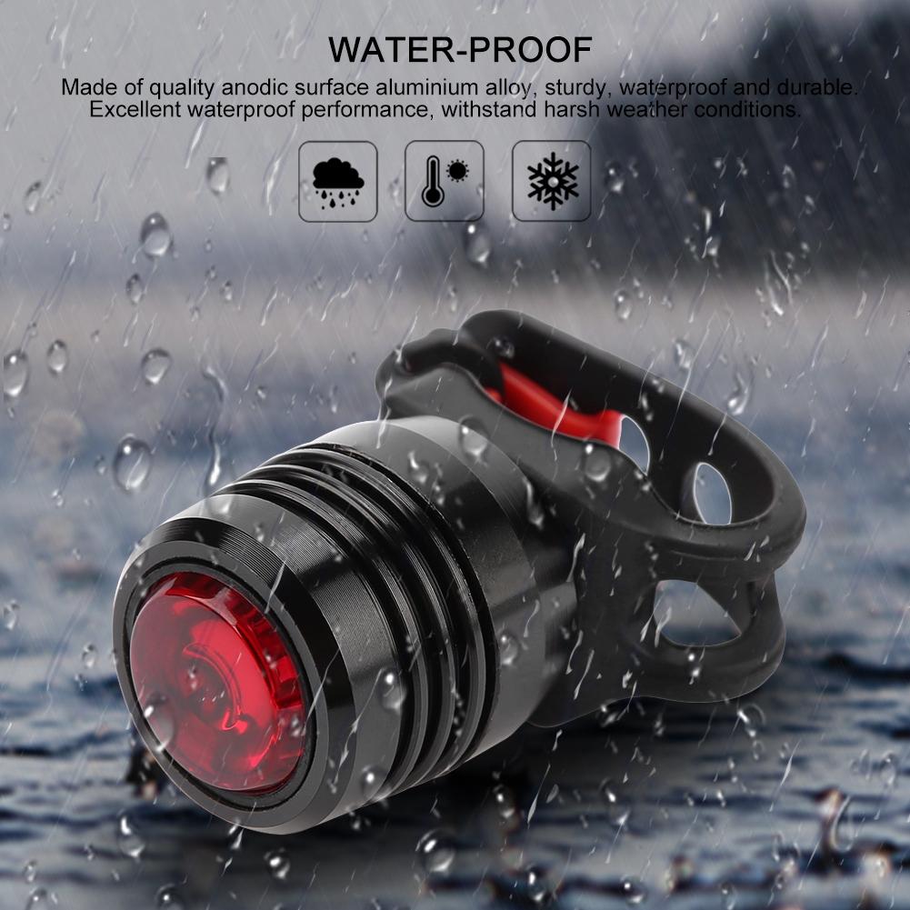 Outdoor Rechargeable Waterproof Bike Headlight Bicycle Rear Tail Front Light Helmet Lamp