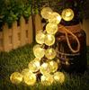 Solar Bubble Balls Lamp String Lights Outdoor Water Drops Outdoor Waterproof Orb Christmas Lights Patio Holiday Party