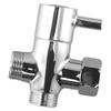 Diverter Valve 3-Way 4-points Shower Head Angle Valve Bath