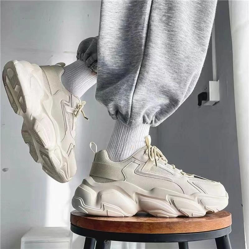 Fashion Breathable Male Sports Shoes Cushioned Insole Deals Low Price Miked Colour On Clearance Light Gym Men's Casual Sneakers Original