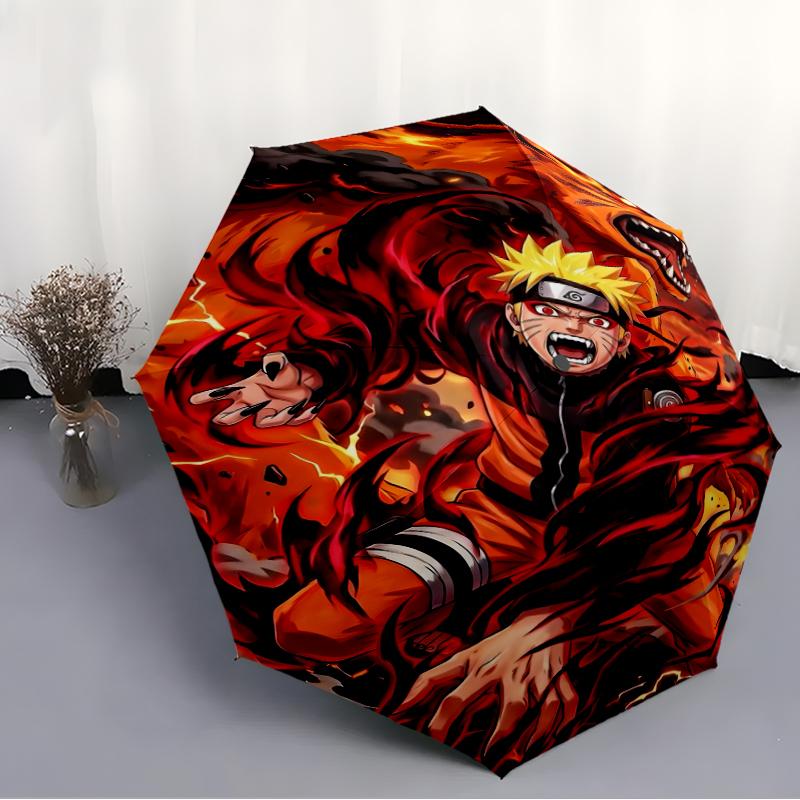 1pc Naruto2 Umbrella, Sun Protection, And UV Shielding. It Has Eight Sturdy Ribs for Outdoor Use And Perfect As a Holiday Gift