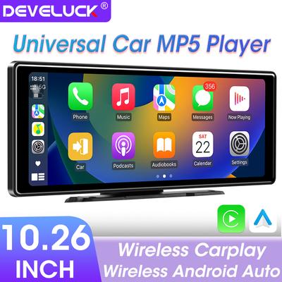 Universal 10.26 Inch Car Radio Wireless Carplay Android Auto MP5 Multimedia Video Player Touch Screen Mirror Link TF USB AUX BT