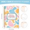 2026 A5 Monthly Planner,Modern Cover,Academic Agenda with Notes&To Do List,Perfect for Productivity,Time Managemen,Great Gift