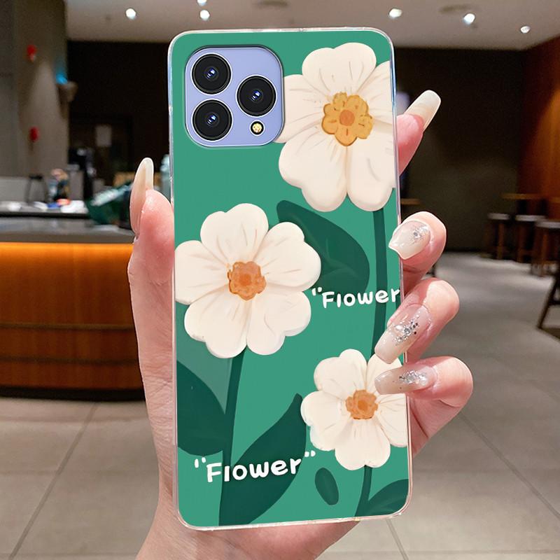 Handyhülle Für Cubot P80 Hülle Schmetterling Schleife Schutzhülle CubotP80 Schale Capa Transparent Weiches Silikon TPU Abdeckung Funda