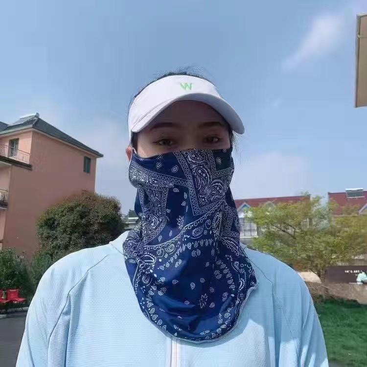 Paisley UV Protection Face Mask and Neck Guard for Men & Women - Perfect for Spring, Summer Cycling & Driving