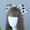 Cute Simulation Plush Animal Ear Headband Dog Ears Hair Hoop Furry Animal Ears Headwear for Birthday Party