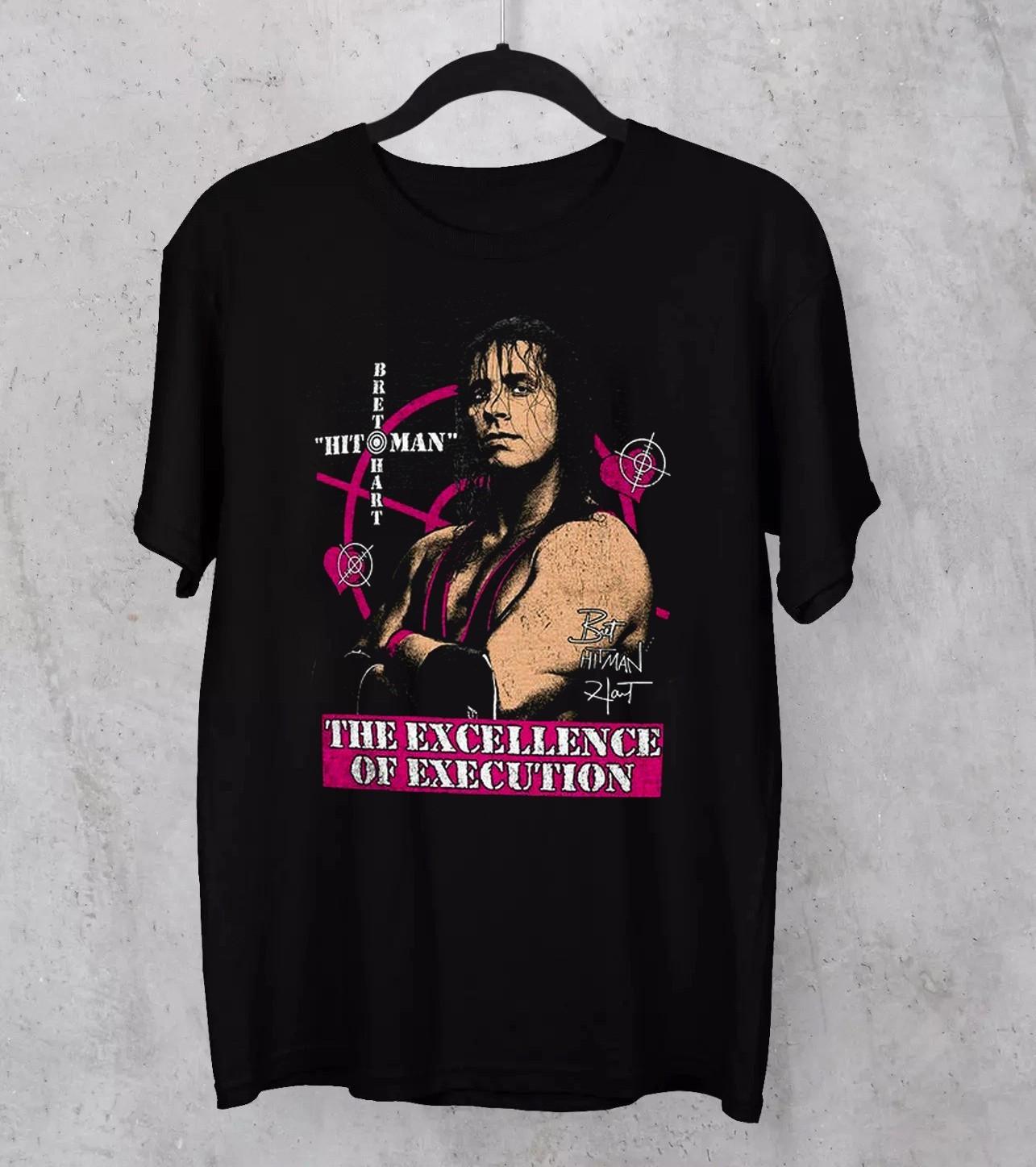 Retro BRET THE HITMAN HART LEGENDS Gift For Fans Shirt YH149 XXL