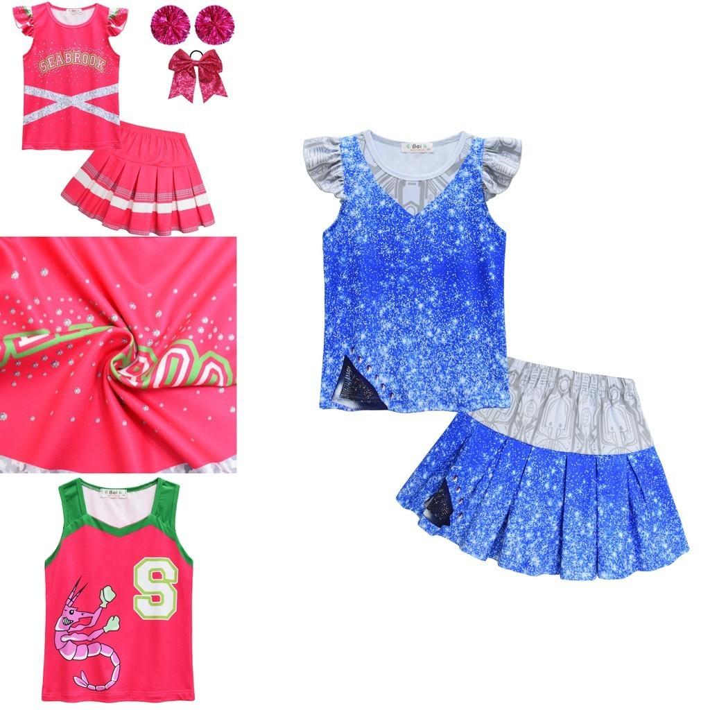 Creepy Zombies 3 Cheerleader Cosplay Costume For Girls Perfect Gift For Halloween