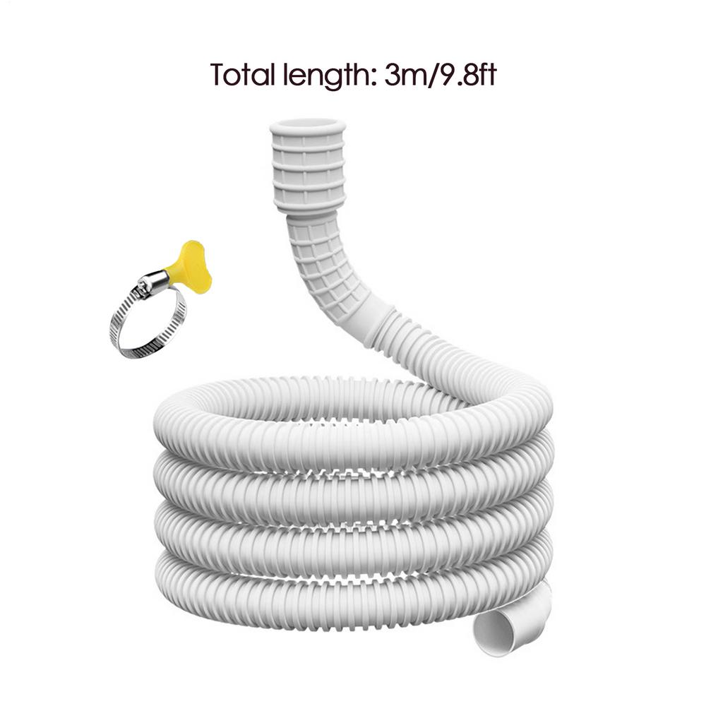 Dehumidifier Adapter Hose with Connection Clip Flexible Air Conditioners Drain Hose Garden Faucets Hose Replacement