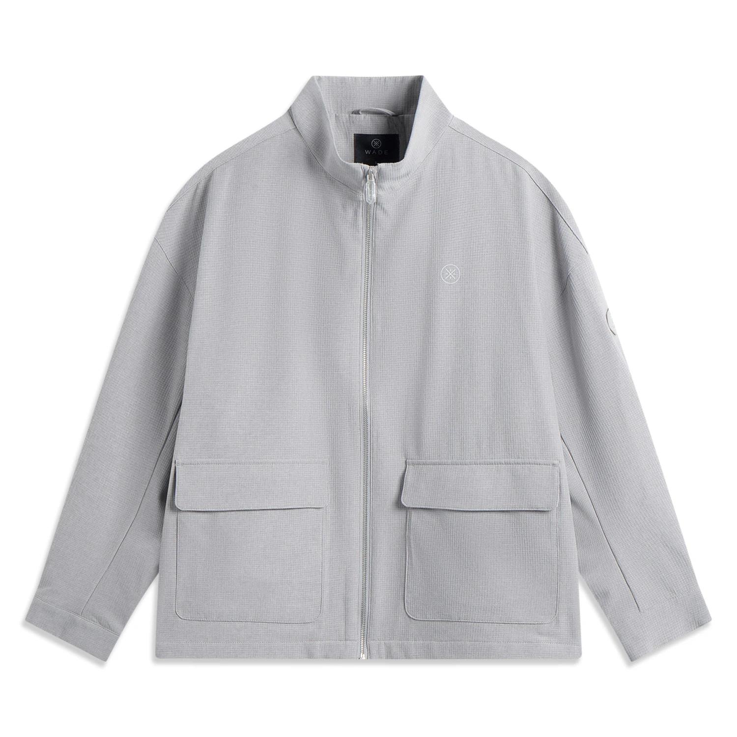 

Li-Ning Wade Series Letter Zipper Versatile Stand Collar Loose Jacket Men jackets AFDVC27-2 3XL