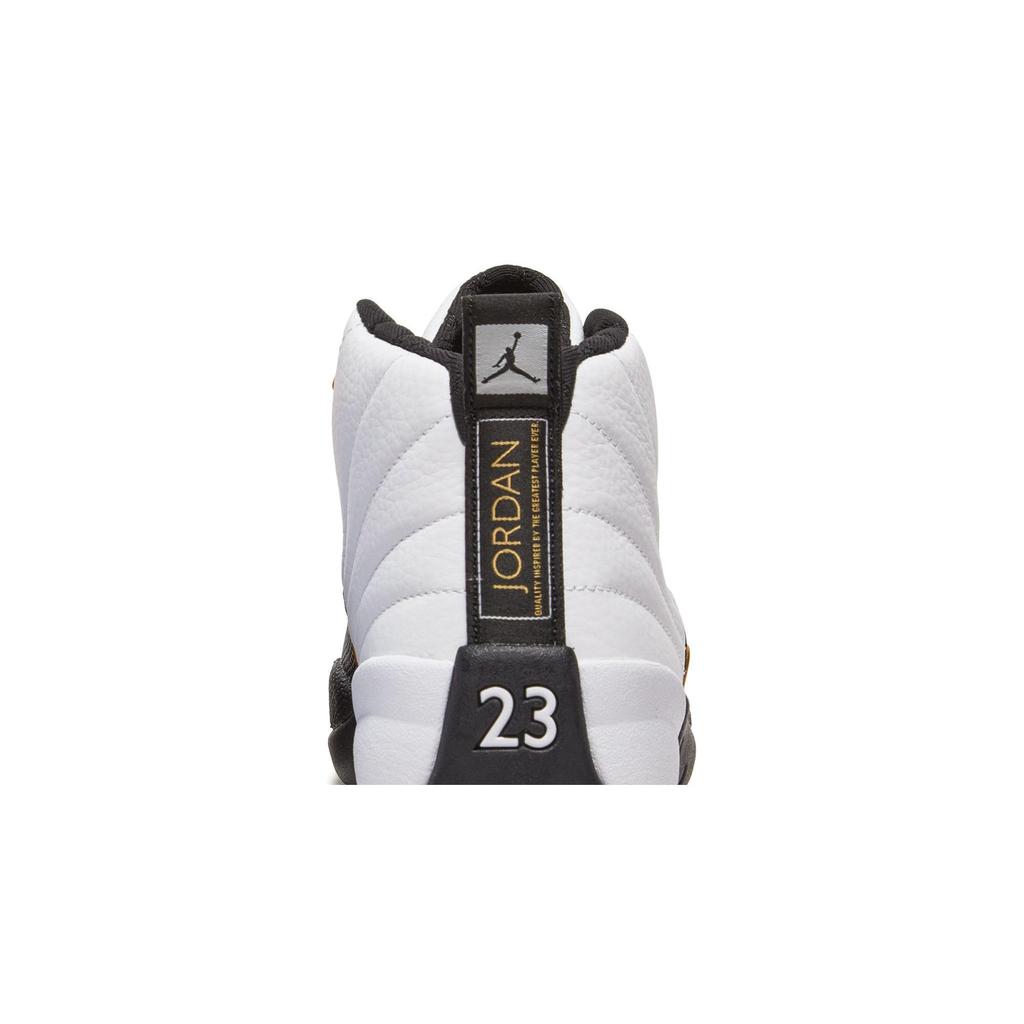 Air Jordan 12 Retro 'Royalty' (Unisex) White / Black / Metallic Gold Vintage Basketball Shoes CT8013 170