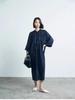 2026 Women's Artistic Tencel Loose Fit Dress - Korean & Japanese Style, Short-Sleeved, Long Fashionable Ins Design