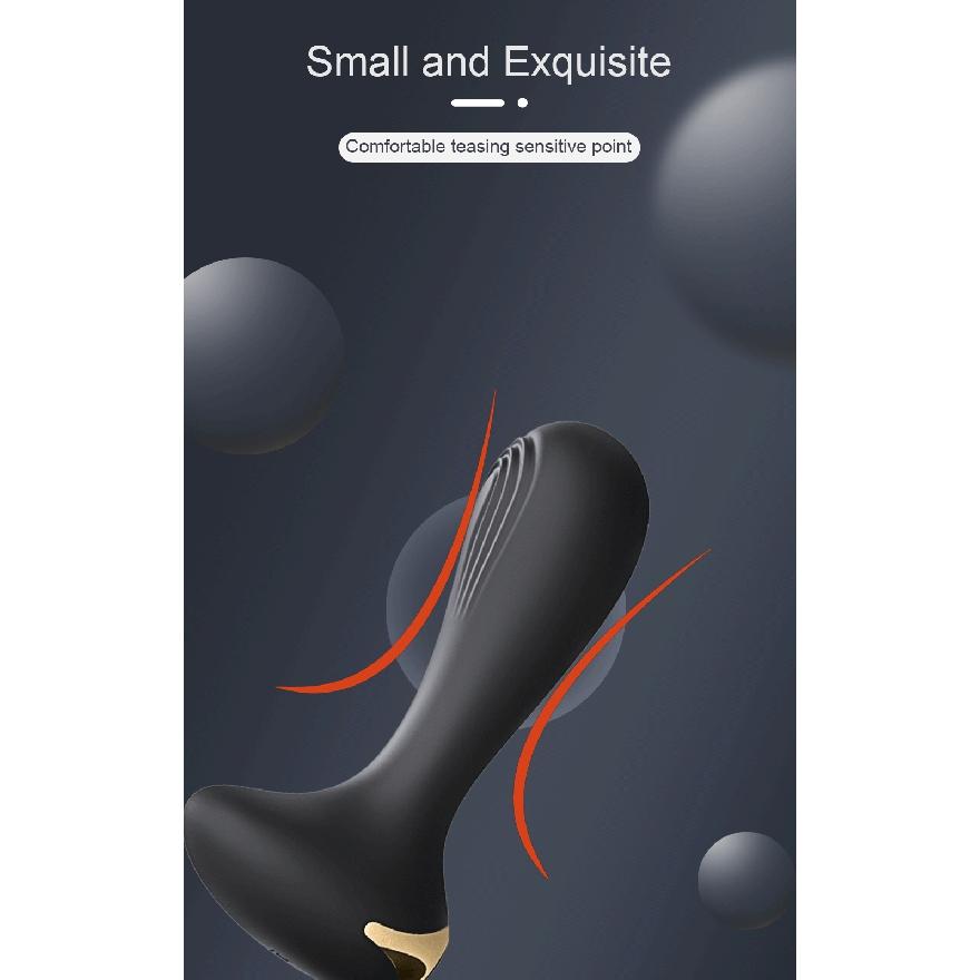 Anal Plug Vibrator Female erotic Butt Plug for Women Male Female Buttplug Silicone Sex Toys for Man or