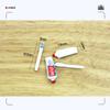 3Pcs Mini Bathroom Scene Decoration Dollhouse Miniature Toothpaste Toothbrush Set 1:6 1:12 Doll House Accessories