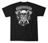 Til Valhalla. Vi king Warrior Spirit Crossed Axe Skull Tactical T-Shirt New 100% Cotton O-Neck Short Sleeve Casual Mens T-shirt