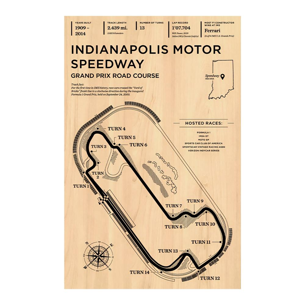 Formula Racer Poster Aesthetics Racing Monaco Grand Prix Circuit Track Wall Art Mural Home Room Decor Vintage Canvas Painting