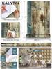Vinyl Contact Paper Wood Wallpaper Stick and Peel Removable Self Adhesive Wall Paper for Living Room Bedroom Kitchen Width 45cm