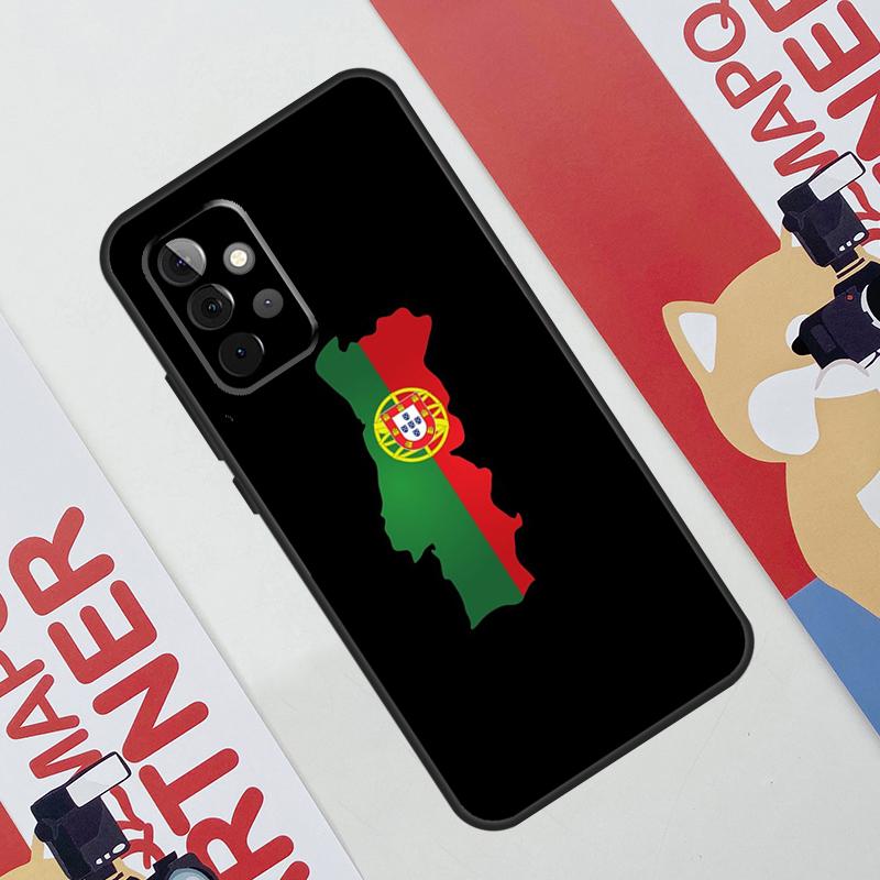 Portugal Flag Case For Samsung Galaxy A34 A54 A14 A56 A36 A16 A06 A13 A53 A12 A22 A32 A52 A35 A17 A15 A55