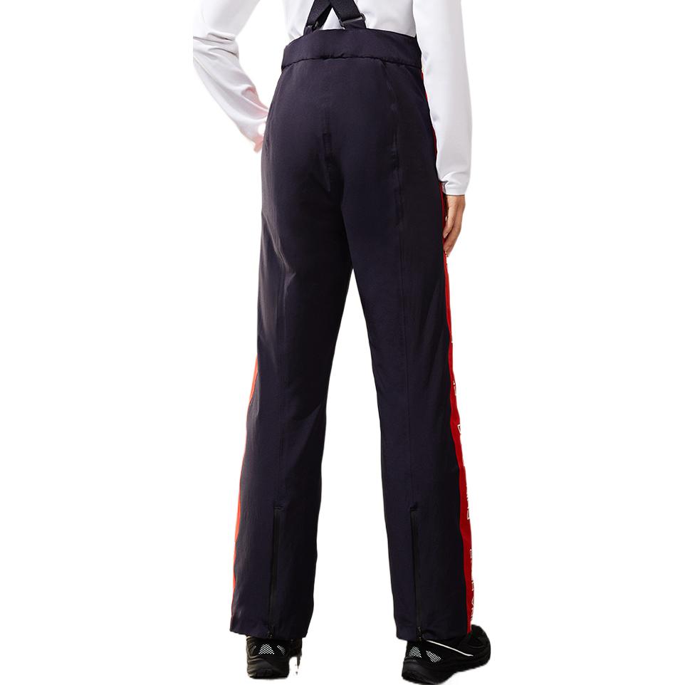 Anta Training Series Logo Letter Print Elastic Straight Ski Pants Women Pants Blue 162247504-1