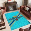 Manchester City Customized Name Area Rug Design for Decorate room Entryway Dining Room Balcony Antislip Carpet Decorate Offices Gift for Festivals