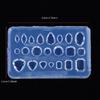 Nail Art Silicone Mold Multiple Styles Gemstone Diy Tool Jewelry Making Resin Silicone Mould Casting Mold