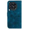 For TECNO Camon 30 Premier 5G Wallet Case Lily Imprint Anti-Drop Leather Phone Cover