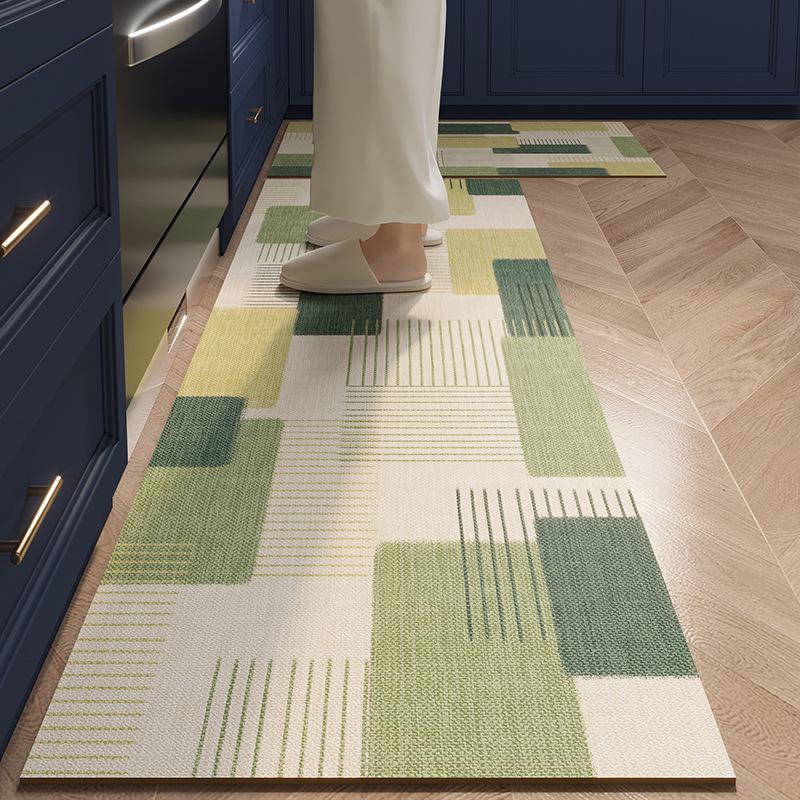 American Retro Diatomaceous Earth Kitchen Floor Mat – Quick-Drying, Water-Absorbent, Stain-Resistant, Non-Slip Mat