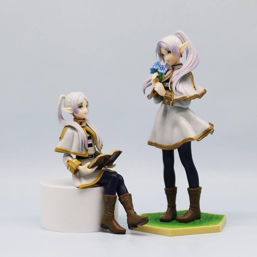 Anime Noodle Stopper Sousou no Frieren q-version Anime Girl Figure Frieren Beyond Journey's End Action Figure PVC Model Toy Gift