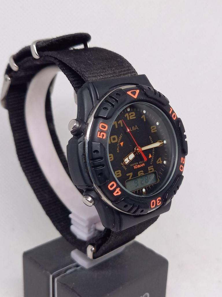 [USED] Seiko ALBA Analog-Digital Watch, 10 Bar Water Resistant