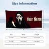 Custom Text Beach Towel, Soft Absorbent Swimming Multi-use TowelScream Ghostface