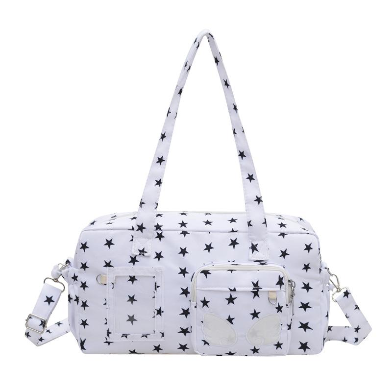 Baby bag pain bag Japanese star printed tote bag women's new shoulder bag commuting high value armpit bag