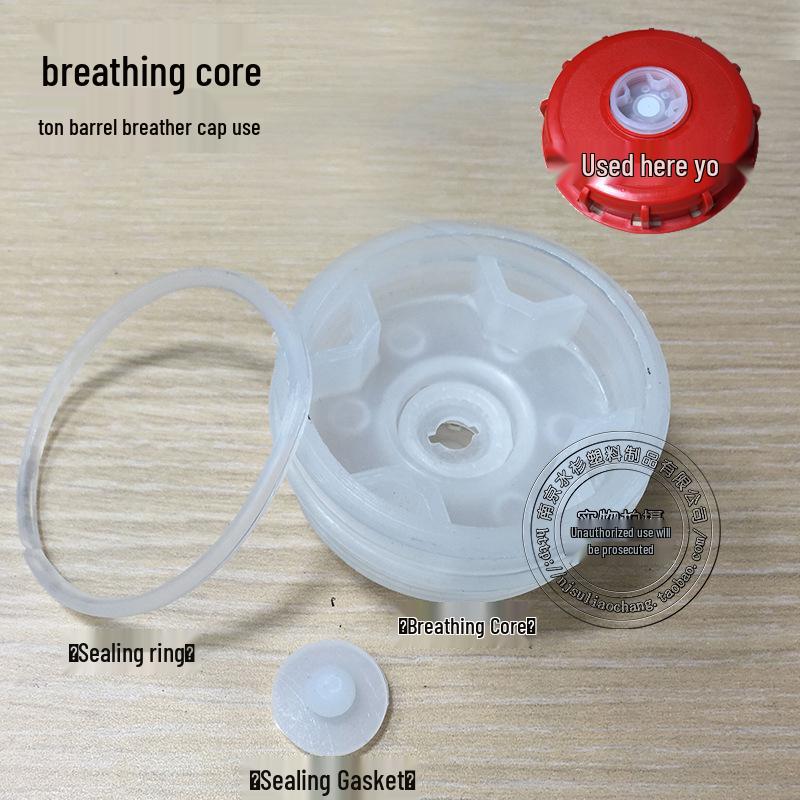 Coperchio e Valvola di Sfiato per Fusto in Plastica IBC da 1000L con Adattatori da 1/2" e 3/4"