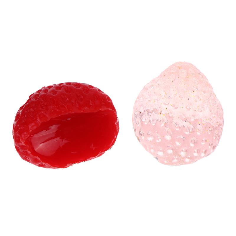 Strawberry Slow Rebound Stress Relief Squishy Toy Safe Soft Squeeze Prop for Kids Adults Office Birthday Gifts