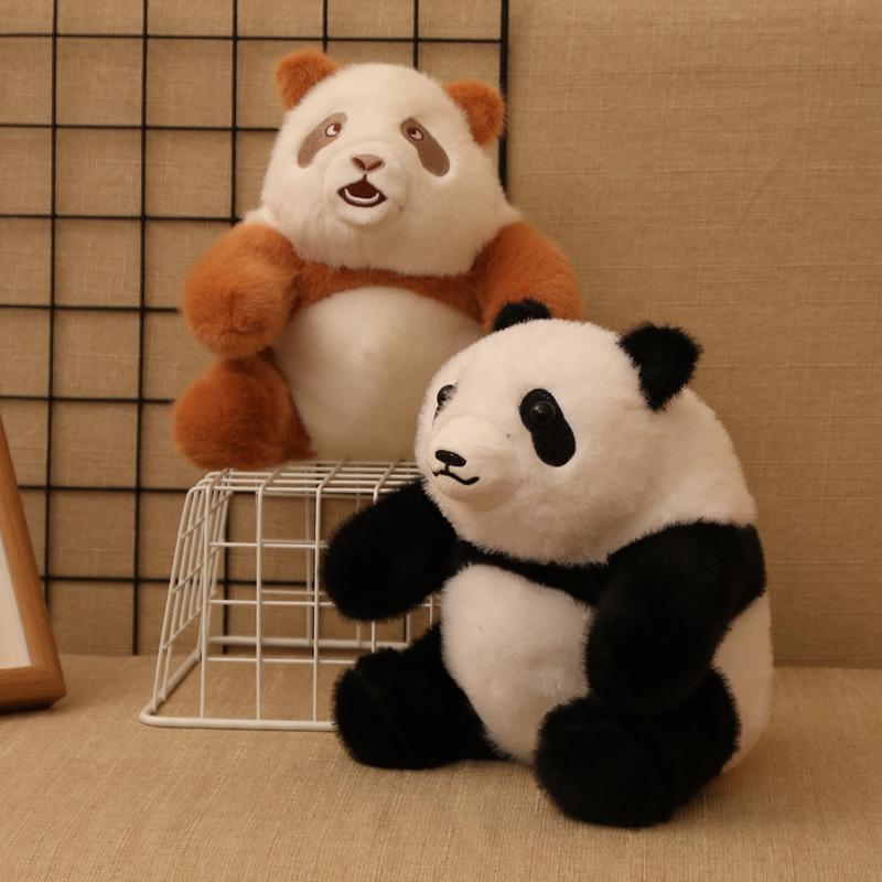Cute Panda Doll Plush Toys Seven-celled Dolls Grab Machine Doll Giant Panda Mascot Tourist Attractions Commemoration