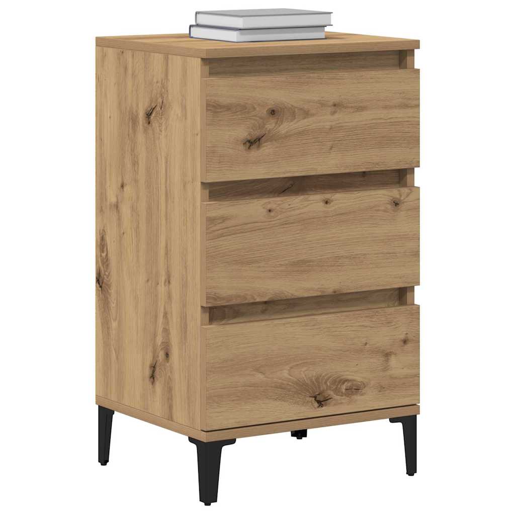 Nightstand Artisan Oak 45 x 35 x 44 cm Engineered Wood