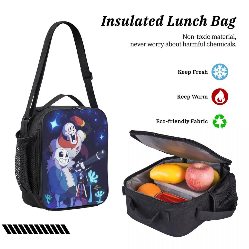 3-delige Undertale Sans Rugzakset voor Kinderen Pennenbakjes Boekentassen Sets met Lunchbox Voor Basisschoolleerlingen Rugzak