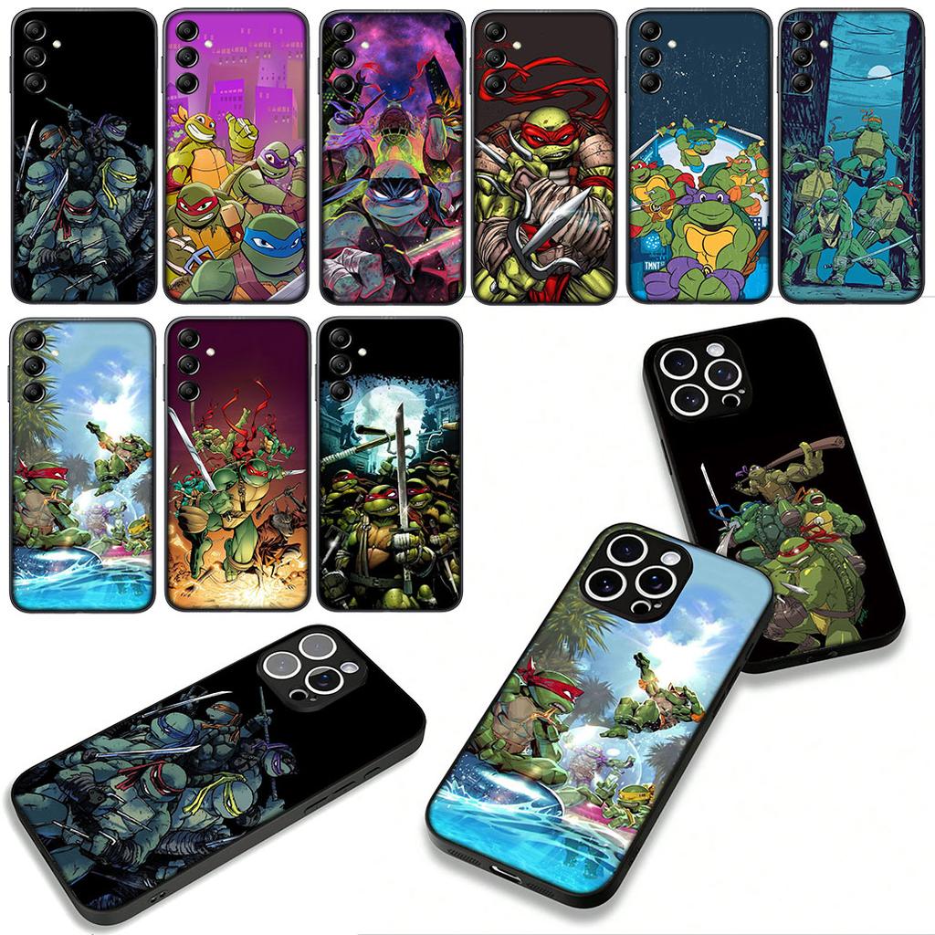 Phone Cover Ninjas Cartoon Turtles Casing for Xiaomi Redmi Note 14 12 13 ProPlus A4 A3 Pro Plus 12C 13C 14C 5G + Case