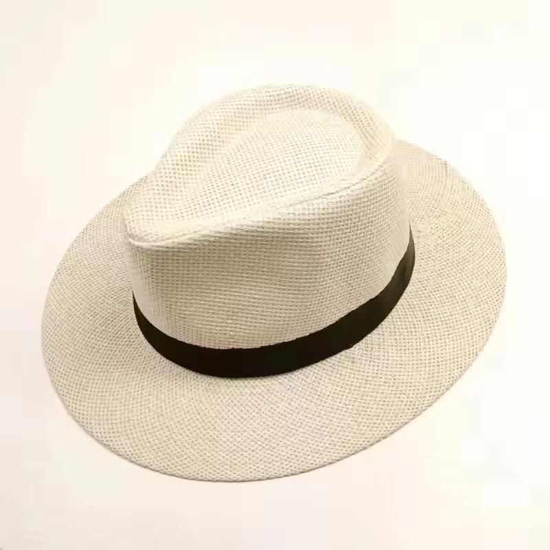 Oem Handmade Classic Unisex Panama Straw Hat For Beach & Hiking Cap For Men And Women Outdoors Travel Gear