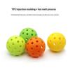 Pickleball Bälle 12/6 Stück Mehrfarbig 74mm 40 Löcher Hohe Elastizität Langlebig für Feiertagsgeschenke Lässige Sportveranstaltungen