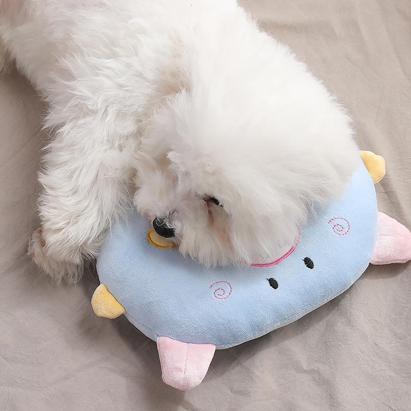 For Cute Pet Pillow Bed For Lovely Shape Plush Large Dog Pillow Mat High Elastic Cat Sleeping Pillows