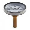 1x Thermometer Hot Water Pipe Thermometer 0-120 °C Heating 63mm Dial Temp