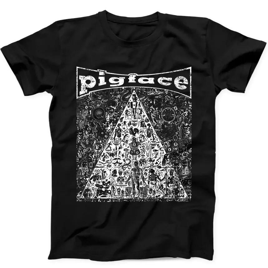 

Pigface Gub Electronic Rock Music Gift Tee Black T Shirt 378 3XL