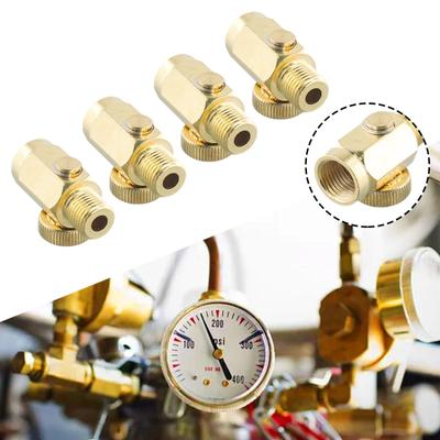 1/4 NPT Inline Regulator Air Pressure Valve 4Pcs Accessories