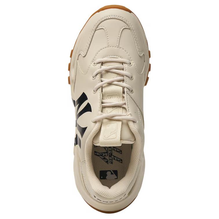 MLB Big Ball Chunky Low top Chunky Sneakers Unisex Light Beige Yellow Sneakers 3ASHC104N-50BGL