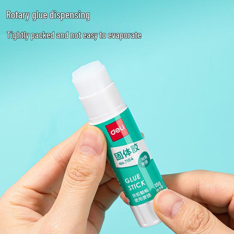 Deli 36g PVA Solid Glue Stick, Quick-Dry Washable, Formaldehyde-Free
