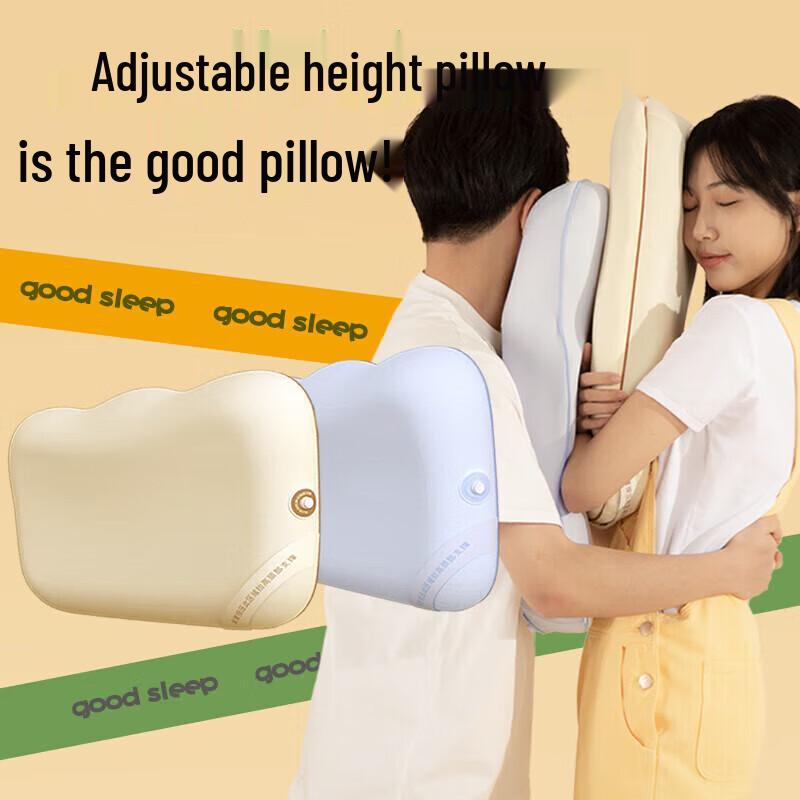 HEZHENG Ergonomic Cervical Neck Massage Pillow