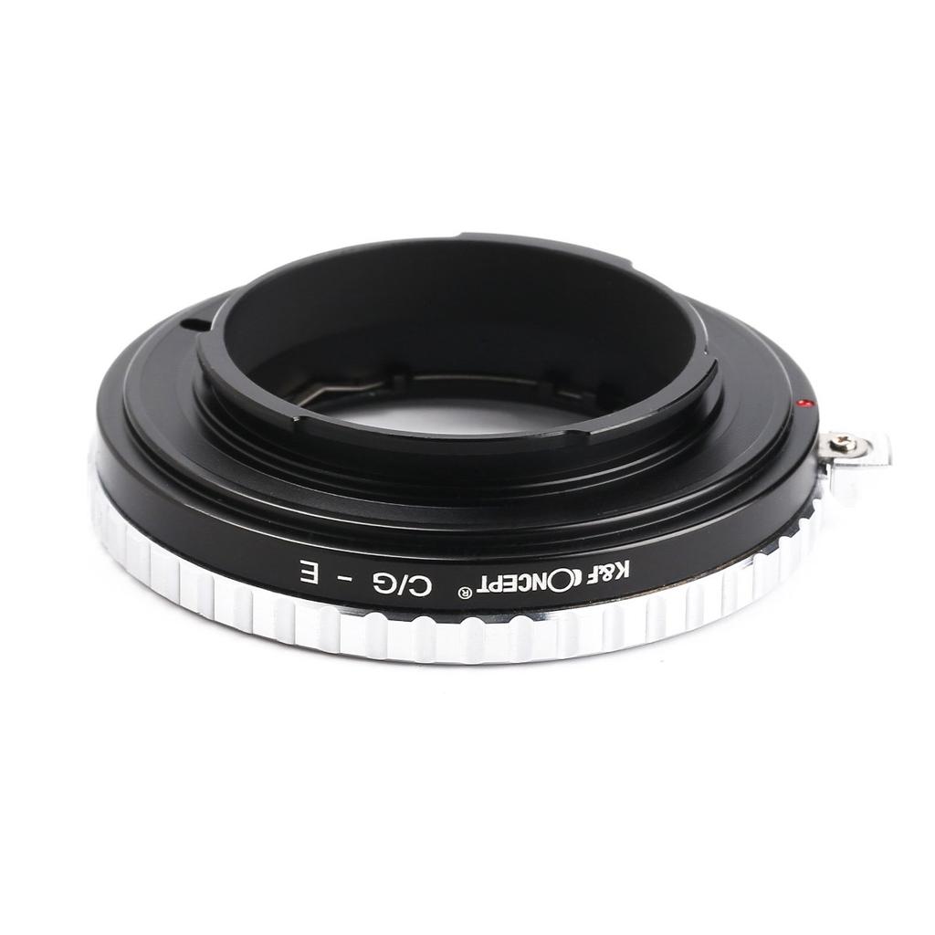 Concept Lens Mount Adapter G-Mount-Objektiv auf Sony E-Mount mit Fokusring K&F KF-CGE (Contax-Konvertierung)