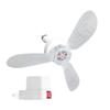 Quiet Operation Mini Ceiling Fan 3 Fan Leaf Design E27 Socket Mount Wide Voltages Compatibility for Indoor Space