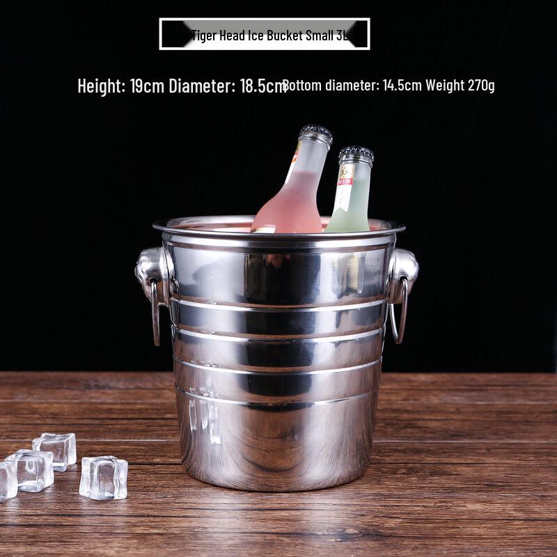 ZISIZ European Style Thickened Stainless Steel Bar Tray