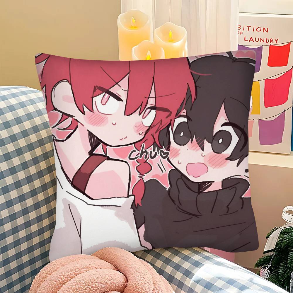 1pc Game Zeno Remake Pillow Case Fashion Square Pillowcase Bedroom Sofa Room Ins Decoration Leisure